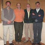 Los cuatro fundadores de Ecole&ntilde;a