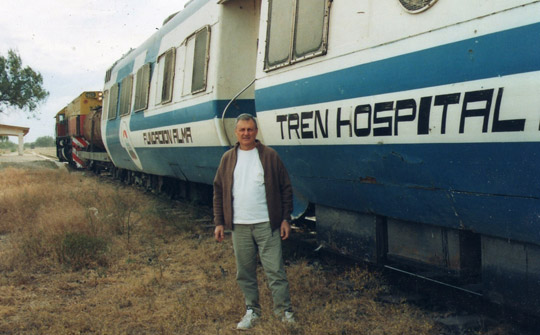 Antonio Infantino, coordinador Médico del Tren-Hospital Alma Antonio Infantino, coordinador Médico del Tren-Hospital Alma
